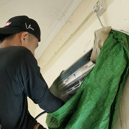 Cuci AC Pertiga bulan