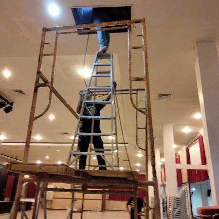 Cleaning unit AC Ducting di kawasan Bengkong Batuampar