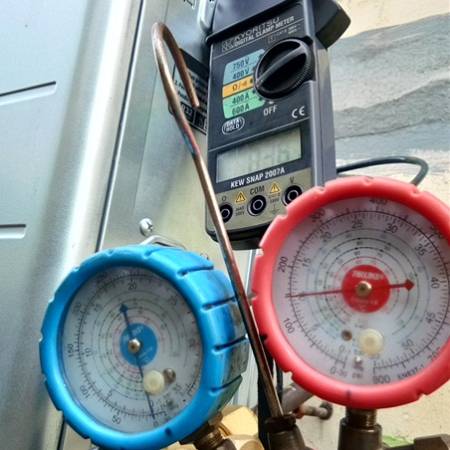 Pengisian Freon R22 Mengalami penurunan indikasi Batuampar bocor halus